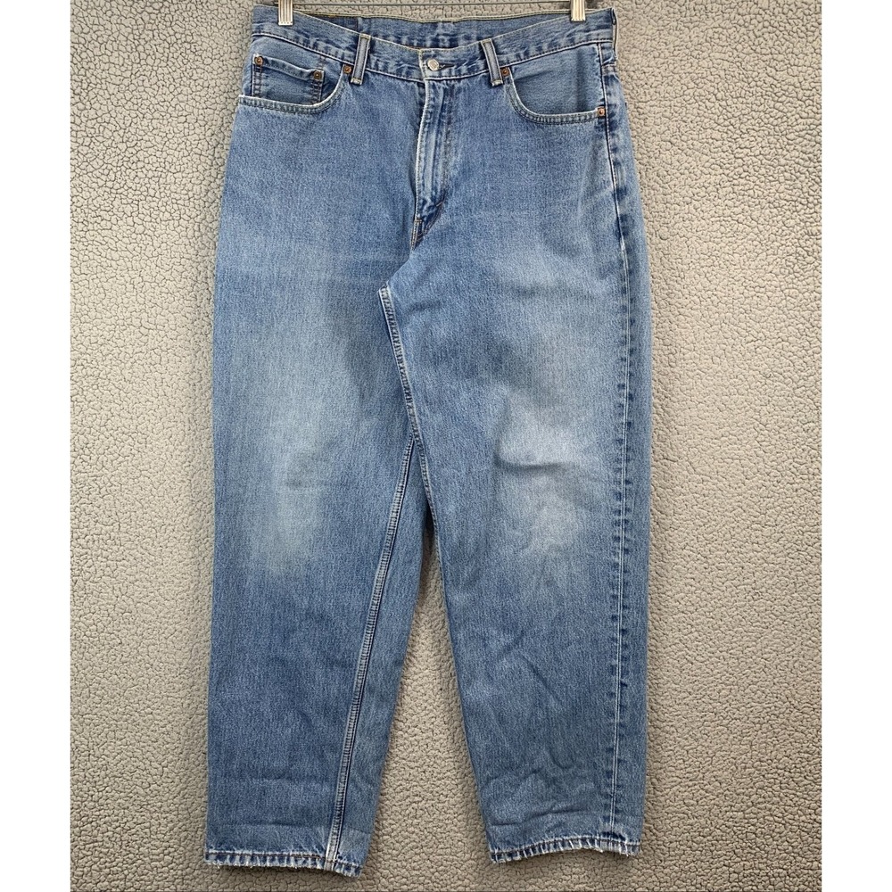Levi's Men's 560 Blue W36 L32 Comfort Fit Tapered Leg Baggy Y2K Denim Jeans